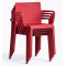 Пластиковий стілець Pedrali Volt 675/RO Червоний-4-thumb