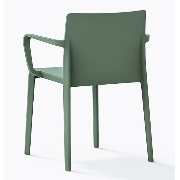 Пластиковий стілець Pedrali Volt 675/VE Зелений-3