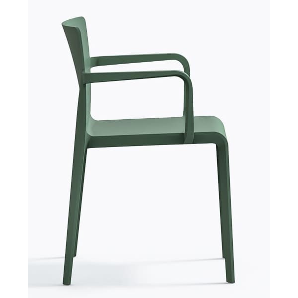 Пластиковий стілець Pedrali Volt 675/VE Зелений-2