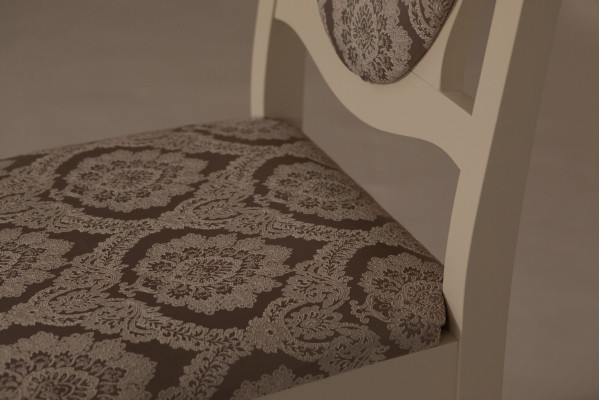 Стілець Pavlyk CONSUL Білий-коричневий Стілець Pavlyk CONSUL Білий-коричневий-2