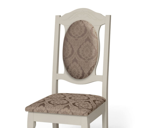 Стілець Pavlyk CONSUL Білий-коричневий Стілець Pavlyk CONSUL Білий-коричневий-1