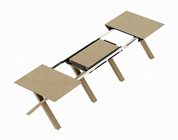 Стіл розкладний обідній Pavlyk Madrid 160-360 см-5