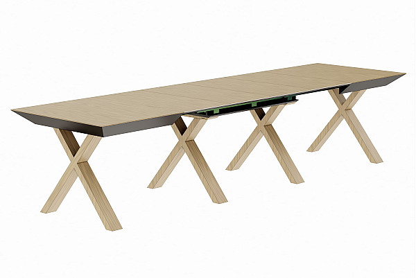 Стіл розкладний обідній Pavlyk Madrid 160-360 см-0