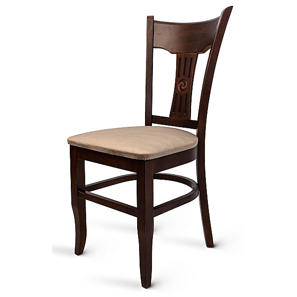 Стул Pavlyk SELINA Коричневый-беж-0