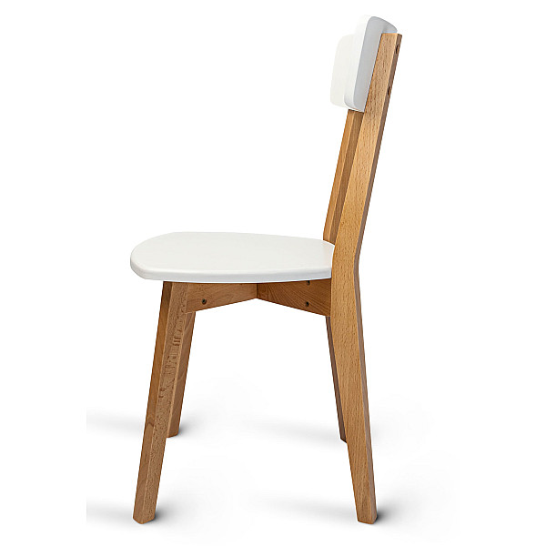 Стілець Pavlyk ТОР Коричневий-білий-1