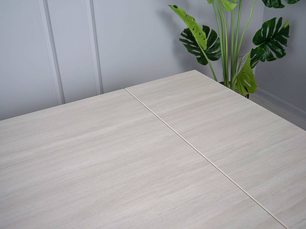 Керамічний стіл розкладний обідній Prestol Давон Бежевий-11