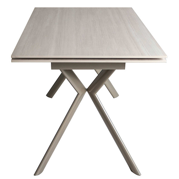 Керамічний стіл розкладний обідній Prestol Давон Бежевий-10