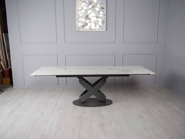 Керамический стол раскладной обеденный Prestol Ричмонд Молочный Керамический стол раскладной обеденный Prestol Ричмонд Молочный-10