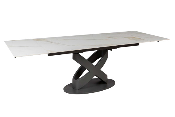 Керамический стол раскладной обеденный Prestol Ричмонд Молочный Керамический стол раскладной обеденный Prestol Ричмонд Молочный-13