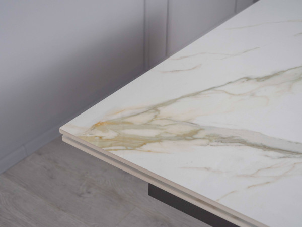 Керамический стол раскладной обеденный Prestol Ричмонд Молочный Керамический стол раскладной обеденный Prestol Ричмонд Молочный-15