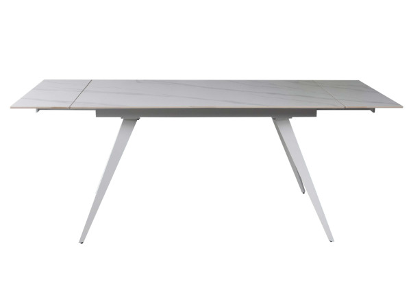 Керамический стол раскладной обеденный Prestol Тори Белый Керамический стол раскладной обеденный Prestol Тори Белый-8