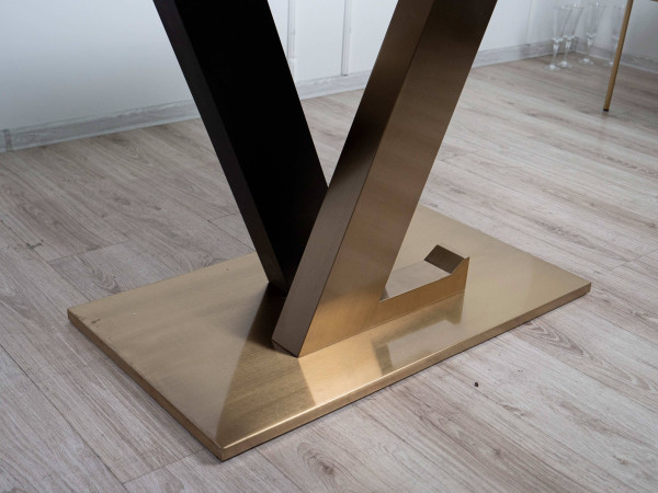 Стол обеденный Prestol Вегас Белый Золото Стол обеденный Prestol Вегас Белый Золото-10