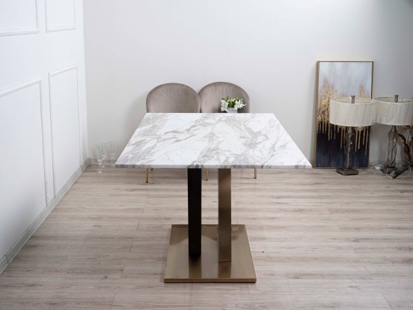 Стол обеденный Prestol Вегас Белый Золото Стол обеденный Prestol Вегас Белый Золото-11