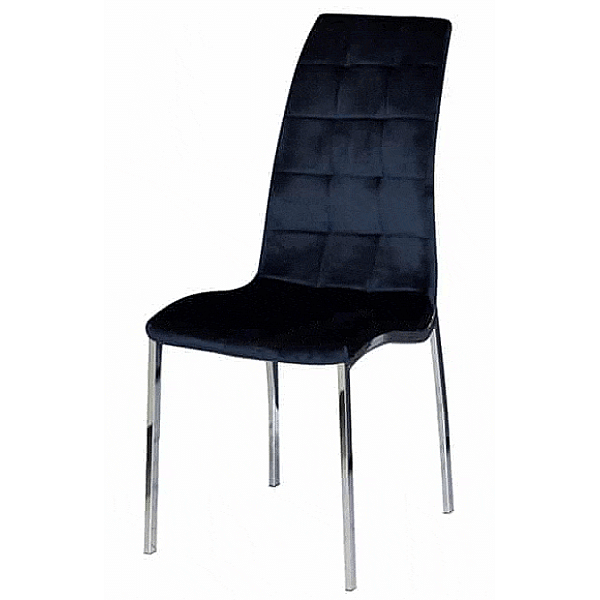Стілець Prestol Марс Темно-синій Велюр-0