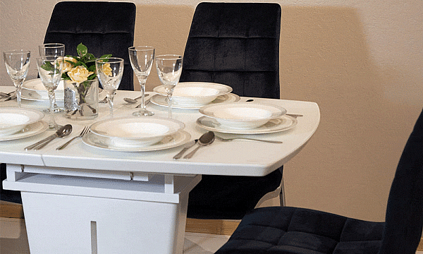 Стілець Prestol Марс Темно-синій Велюр-13