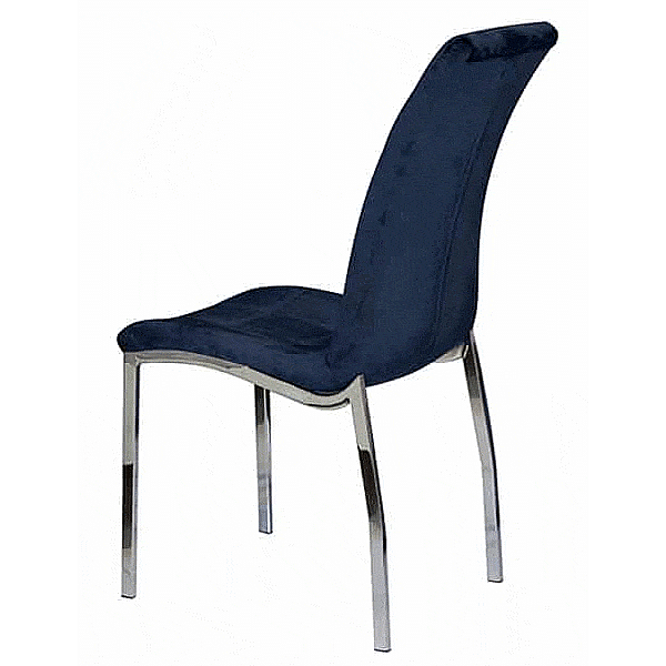 Стілець Prestol Марс Темно-синій Велюр-3