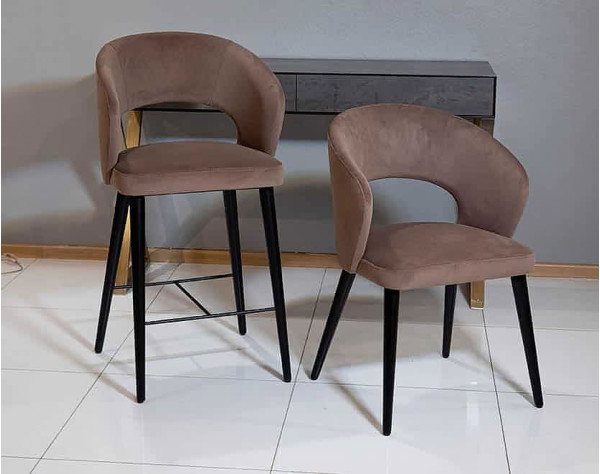 Полубарный стул Prestol Байрон Какао-5