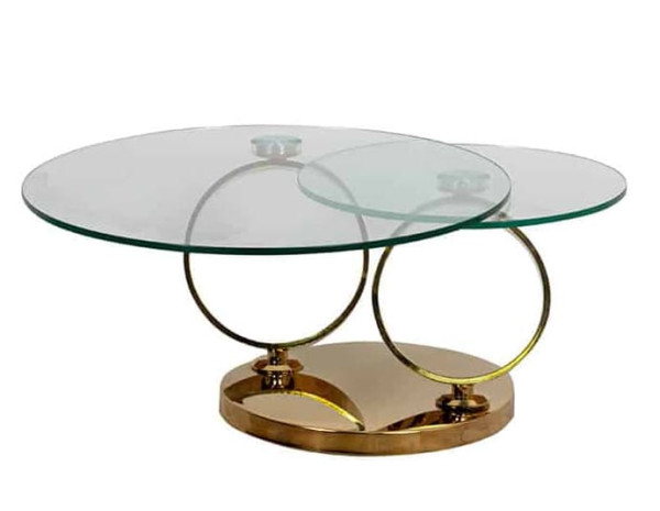 Стол журнальный Prestol Дабл Ринг Золото-0