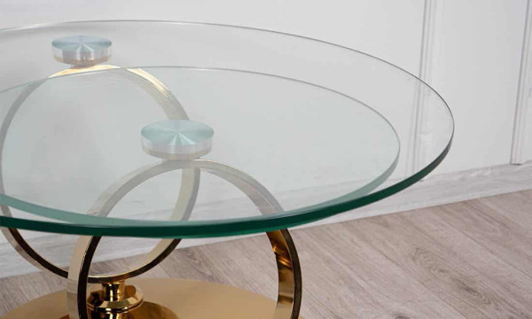 Стол журнальный Prestol Дабл Ринг Золото-5