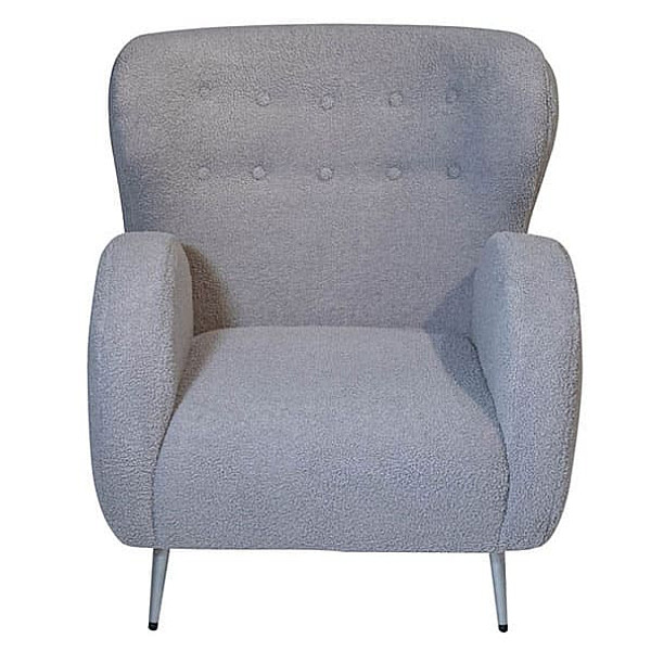 Крісло Prestol Каміла Сіре-1