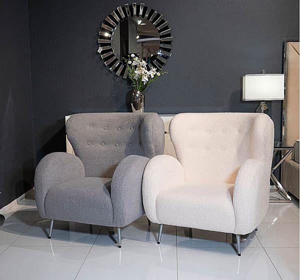 Крісло Prestol Каміла Сіре-11