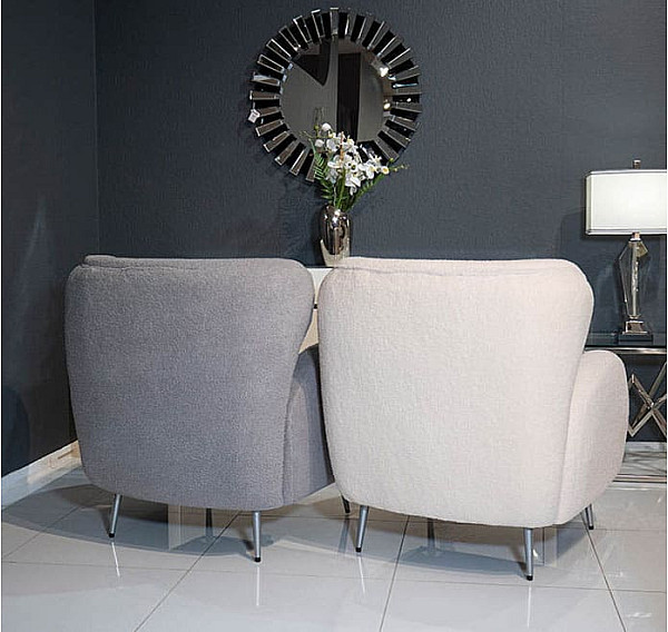 Крісло Prestol Каміла Сіре-13