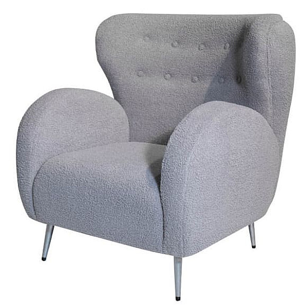 Крісло Prestol Каміла Сіре-0