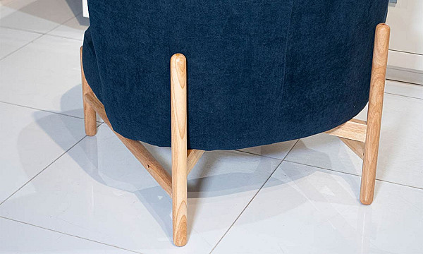 Кресло Prestol Вуди Синее-9