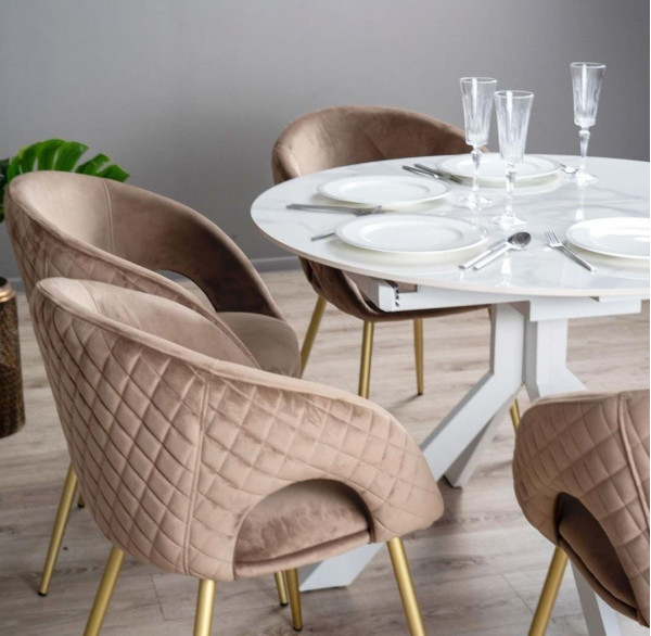 Стул Prestol Милли Бежевый Велюр-2