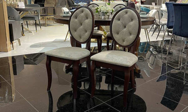 Стул Prestol АЛЬБИНА Бежевый-Орех-1