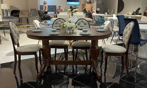 Стул Prestol АЛЬБИНА Бежевый-Орех-2