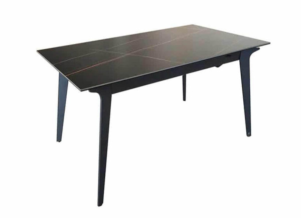 Стіл обідній Prestol ЕЙТОН Чорний Кераміка-0