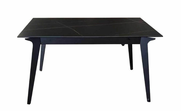 Стіл обідній Prestol ЕЙТОН Чорний Кераміка-1