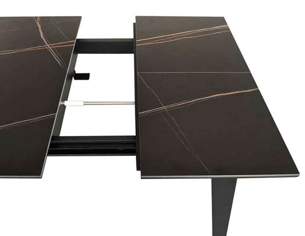 Стіл обідній Prestol ЕЙТОН Чорний Кераміка-5