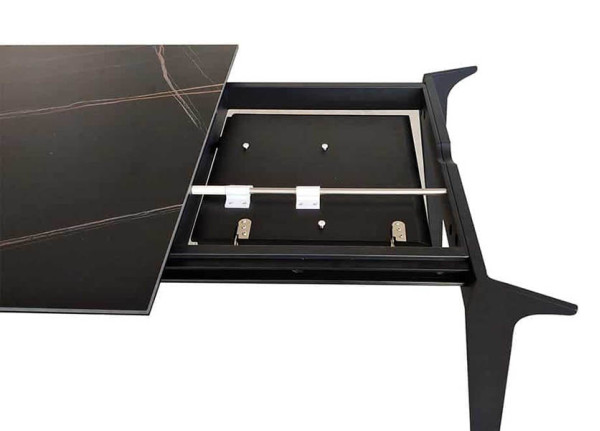 Стіл обідній Prestol ЕЙТОН Чорний Кераміка-7