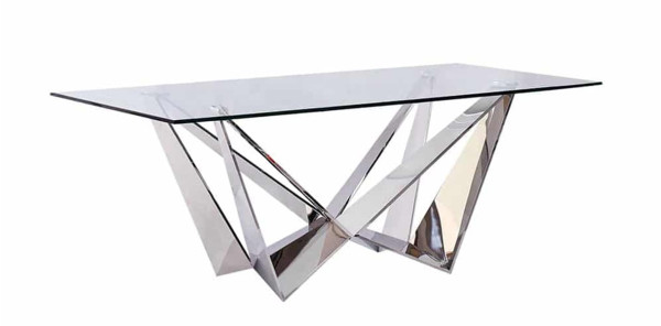 Стіл обідній Prestol Глазго Прозорий-0