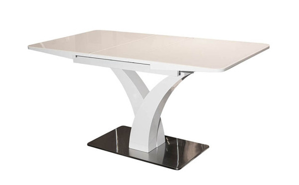 Стіл обідній Prestol СПЕНСЕР Білий глянець-1