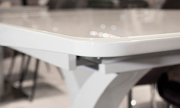 Стіл обідній Prestol СПЕНСЕР Білий глянець-9