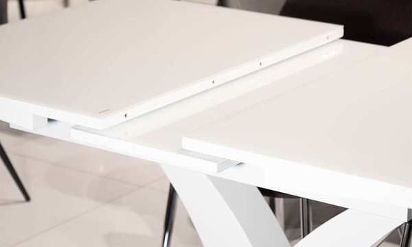 Стіл обідній Prestol СПЕНСЕР Білий глянець-11