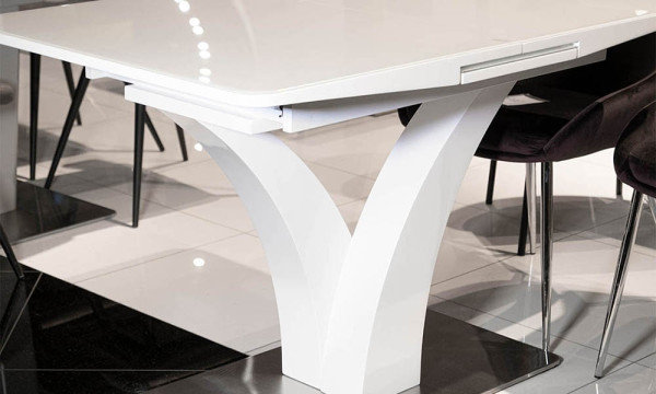 Стіл обідній Prestol СПЕНСЕР Білий глянець-12