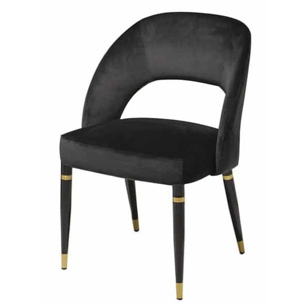 Стул Prestol Фостер Черный Велюр-0