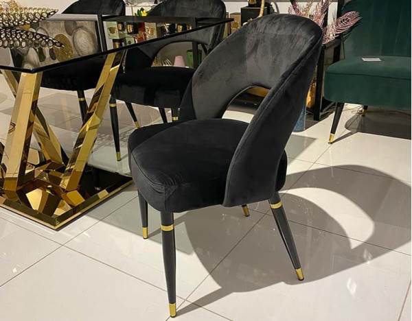 Стул Prestol Фостер Черный Велюр-6