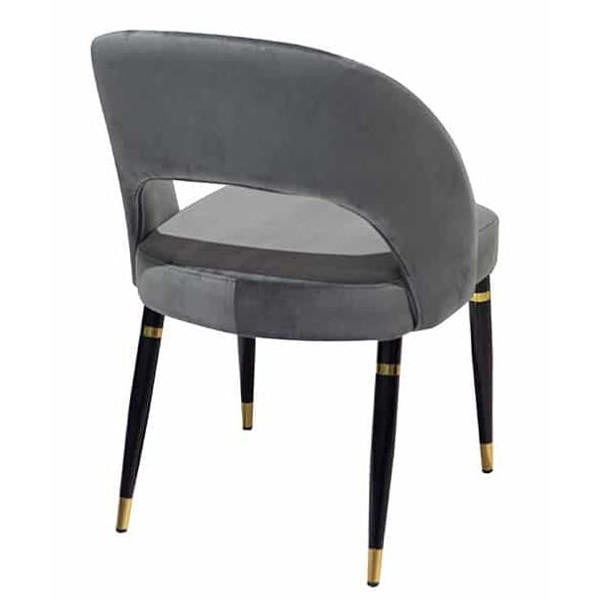 Стілець Prestol Фостер Сірий Велюр-2