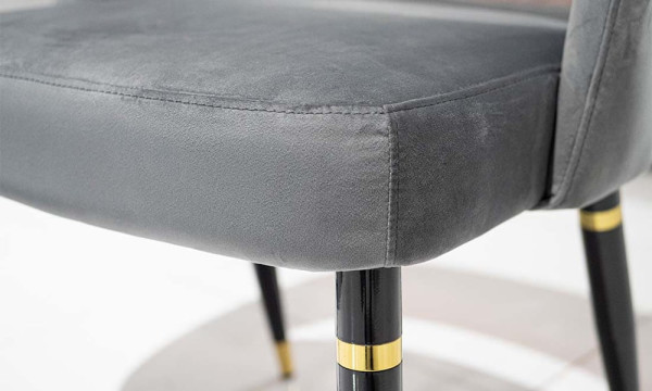 Стілець Prestol Фостер Сірий Велюр-3