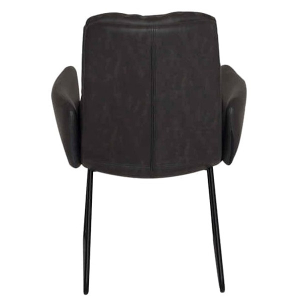 Стул с подлокотниками Prestol Гордон Черный-3