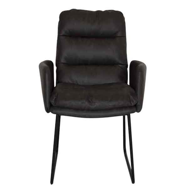 Стул с подлокотниками Prestol Гордон Черный-1