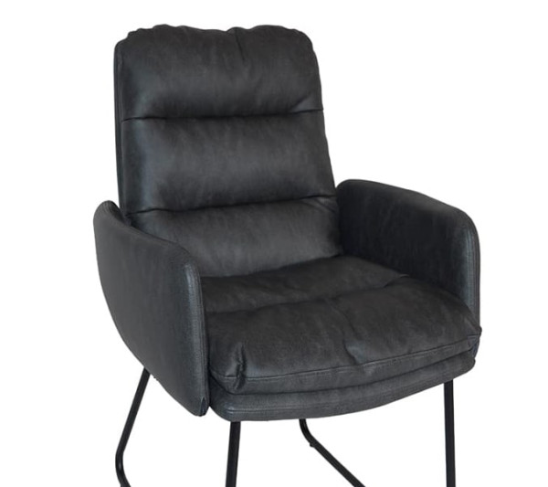 Стул с подлокотниками Prestol Гордон Черный-4