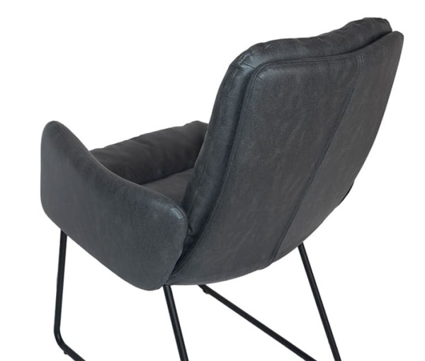 Стул с подлокотниками Prestol Гордон Черный-5