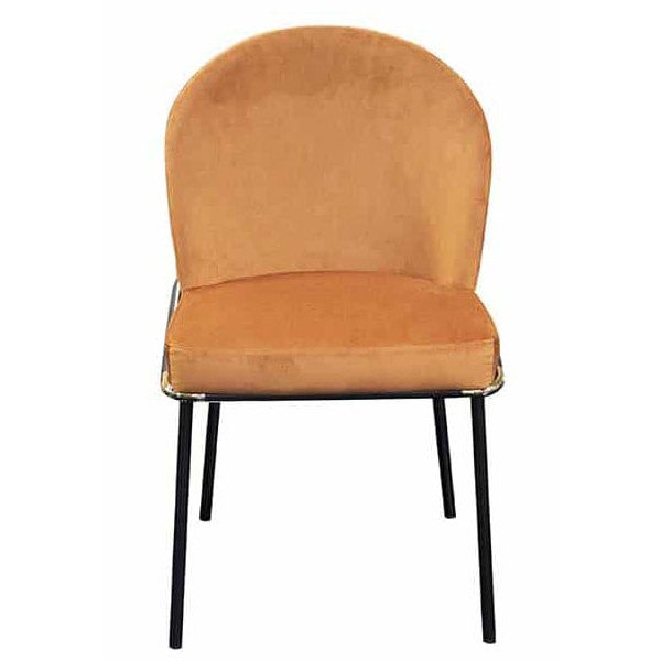 Стілець Prestol Мілтон Рудий Велюр-1