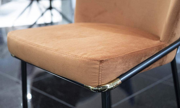 Стілець Prestol Мілтон Рудий Велюр-5